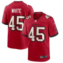 NFL Männer Tampa Bay Buccaneers Devin weißes Nike-Rot-Game-Spieler-Trikot 4R0Z4479 Kleidung