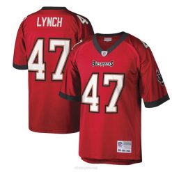 NFL Männer Tampa Bay Buccaneers John Lynch Mitchell & Ness Red Legacy Replika-Trikot 4R0Z1505 Kleidung