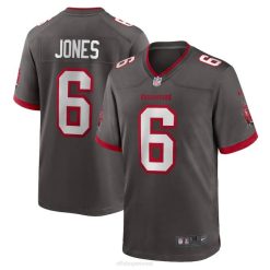 NFL Männer Tampa Bay Buccaneers Julio Jones Nike Pewter Spieler-Spieltrikot 4R0Z2845 Kleidung