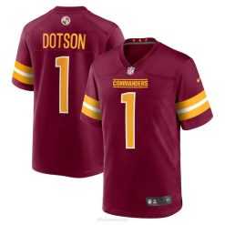 NFL Männer Washington Commanders Jahan Dotson Nike Burgundy Player Game Jersey 4R0Z1493 Kleidung