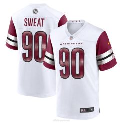 NFL Männer Washington Commanders Montez Sweat Nike White Game Jersey 4R0Z3457 Kleidung