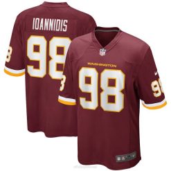 NFL Männer Washington Football Team Matt Ioannidis Nike Burgundy Player Game Jersey 4R0Z4601 Kleidung